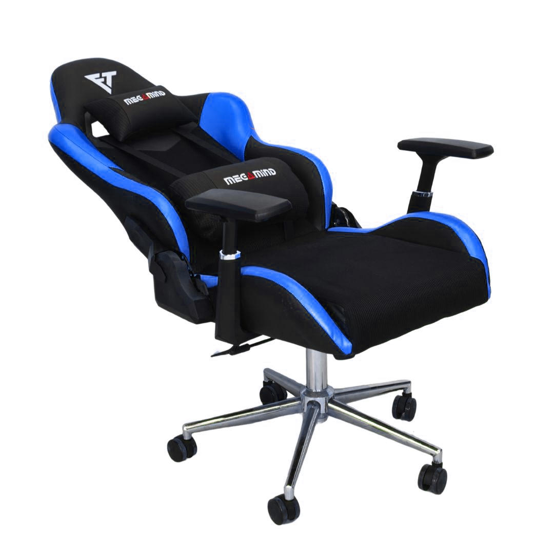 Gaming Chair Megamind with 4D Armrest (FT-G1)Glossy Blue - Furnitex Limited