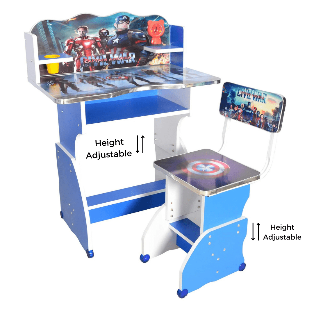 Baby Study Table And Chair (FT- BST02) - best office chair in bangladesh, executive chair for office, childs table and chair set, Gaming Chair, Digital Safety Locker, Bar Stool, leather boss chair, Restaurant Chair, Large Antique Wall Mirror -Furnitex Limited