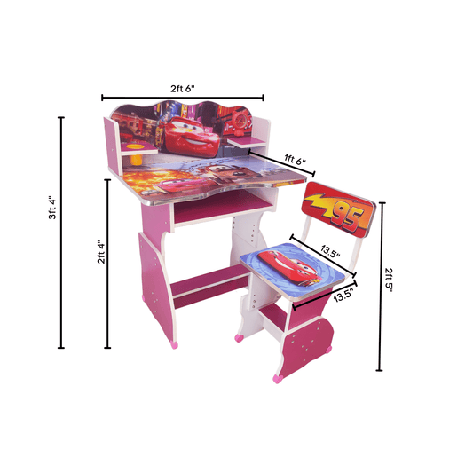 Baby Study Table And Chair (FT- BST03) - best office chair in bangladesh, executive chair for office, childs table and chair set, Gaming Chair, Digital Safety Locker, Bar Stool, leather boss chair, Restaurant Chair, Large Antique Wall Mirror -Furnitex Limited