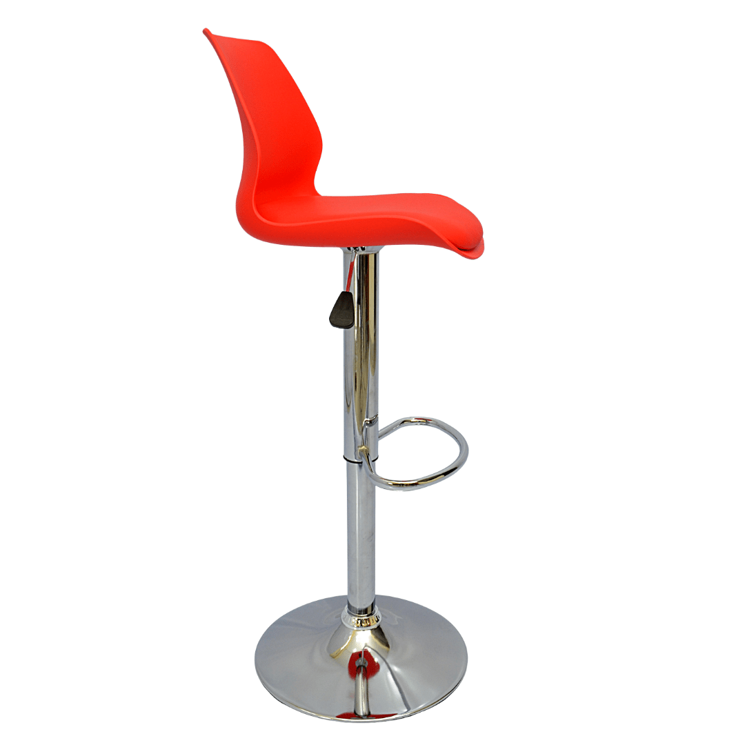 Bar Stool (FT-B133) Red - best office chair in bangladesh, executive chair for office, childs table and chair set, Gaming Chair, Digital Safety Locker, Bar Stool, leather boss chair, Restaurant Chair, Large Antique Wall Mirror -Furnitex Limited