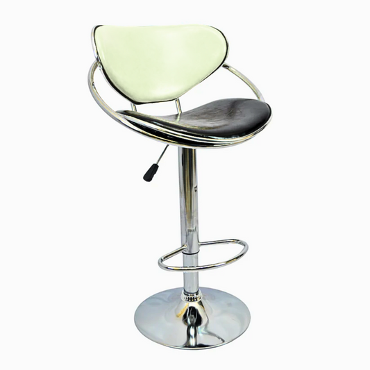 Bar Stool (FT-BL1) Glossy Off White - Furnitex Limited