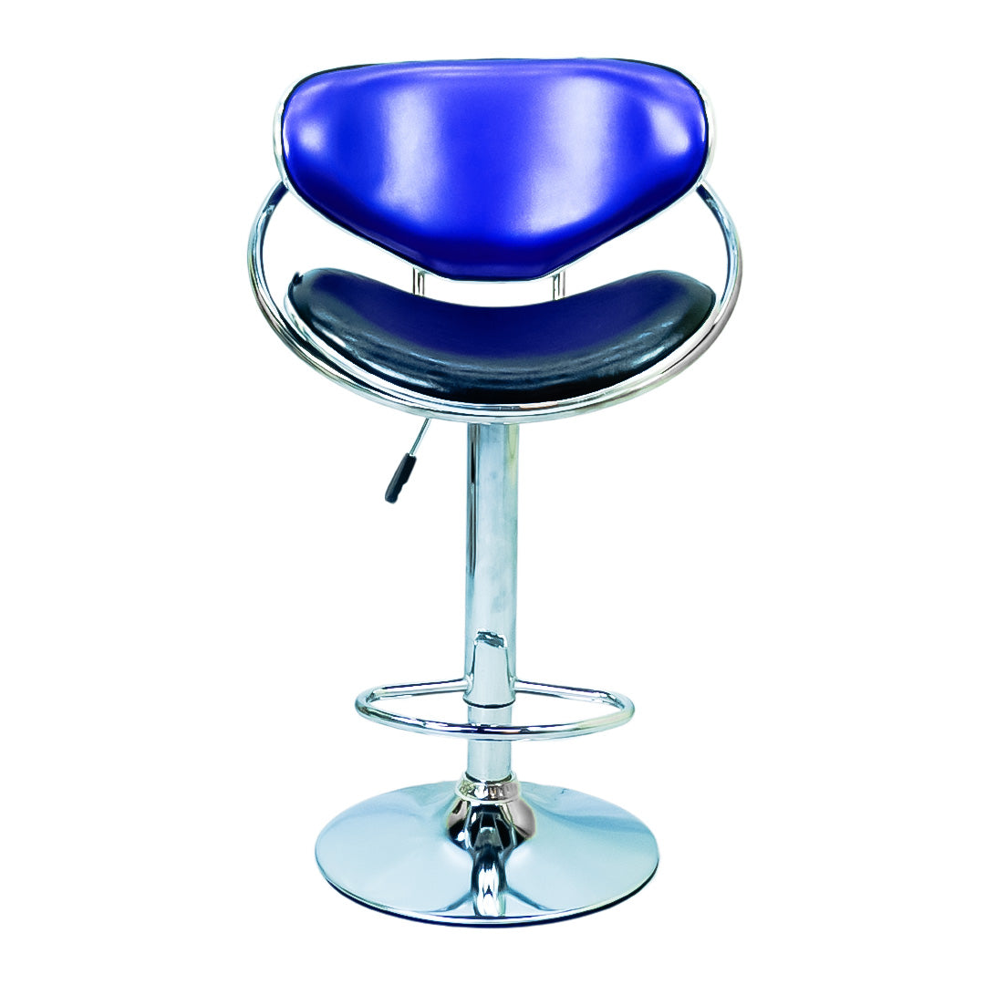 Bar Stool (FT-BL1) Glossy Blue - Furnitex Limited