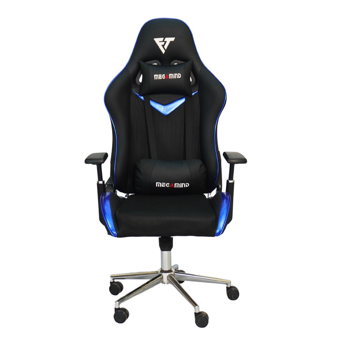 Gaming Chair Megamind with 4D Armrest (FT-G2) Glossy Blue - Furnitex Limited
