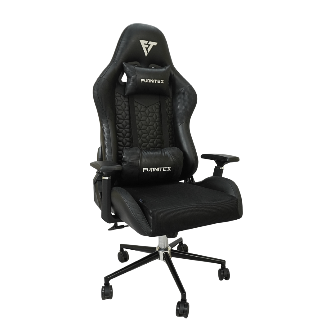 FURNITEX - Gaming Chair with 4D Armrest (FT-G5) Black - Furnitex Limited