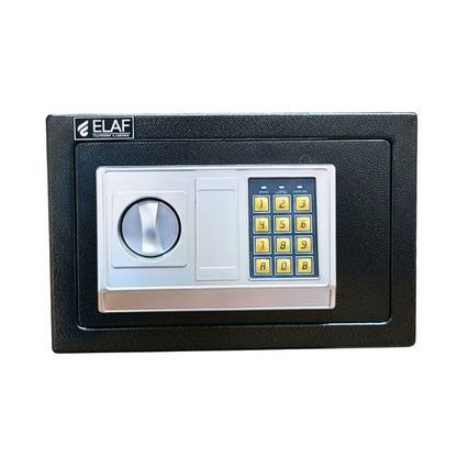 ELAF Small Safety Locker with Electronic Keypad (FT-200E) – Black - Furnitex Limited