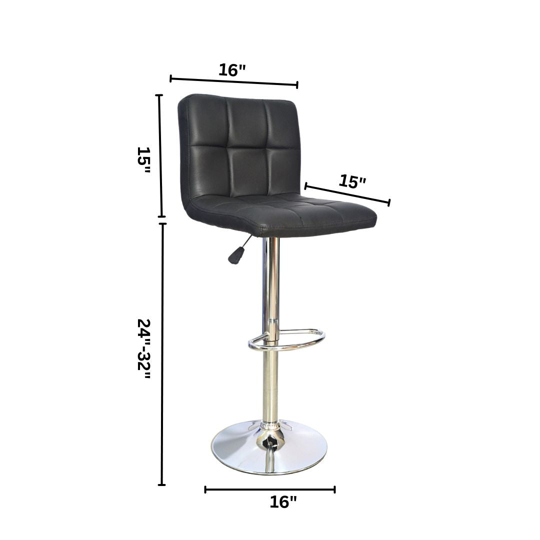 Bar stool (FT-B303E) Black - Furnitex Limited