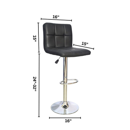 Bar stool (FT-B303E) Black - Furnitex Limited