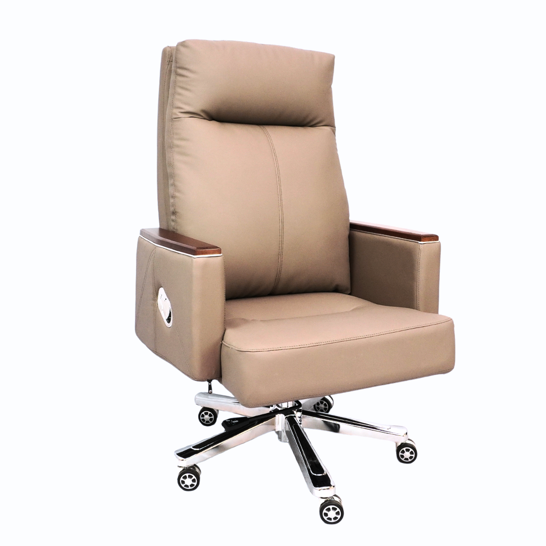 Comfortable Luxury Boss Chair  (FT-H808) Cream