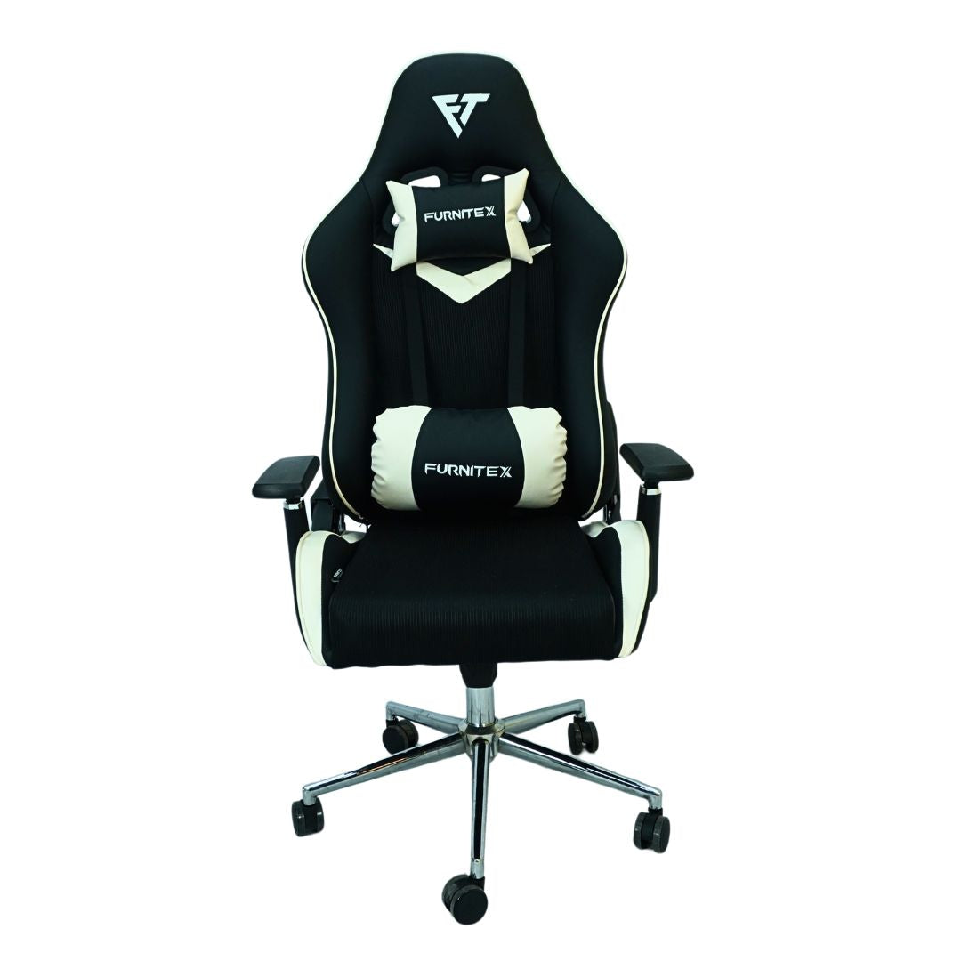 FURNITEX - Gaming Chair with 4D Armrest (FT-G2) White Mate - Furnitex Limited