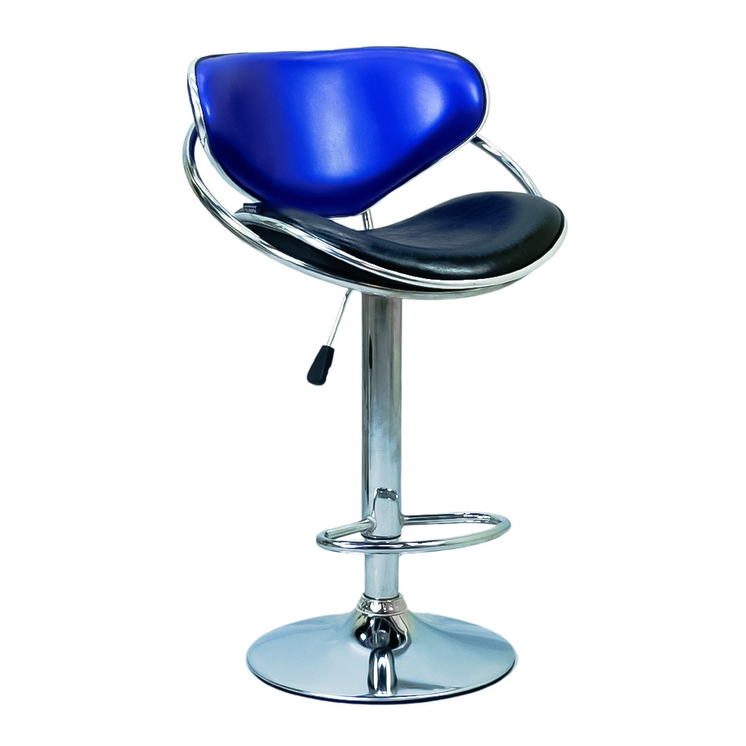 Bar Stool (FT-BL1) Glossy Blue - Furnitex Limited