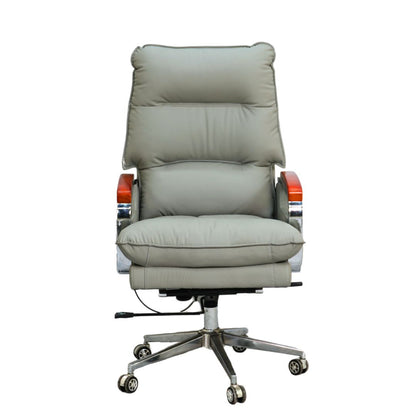 Comfortable Luxury Boss Chair (FT-HF028) Gray - best office chair in bangladesh,  executive chair for office, childs table and chair set, Gaming Chair, Digital Safety Locker, Bar Stool, leather boss chair, Restaurant Chair, Large Antique Wall Mirror -Furnitex Limited