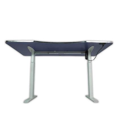 Electric Height-Adjustable Elevating Desk (FT-Y103) White (Large) - Furnitex Limited