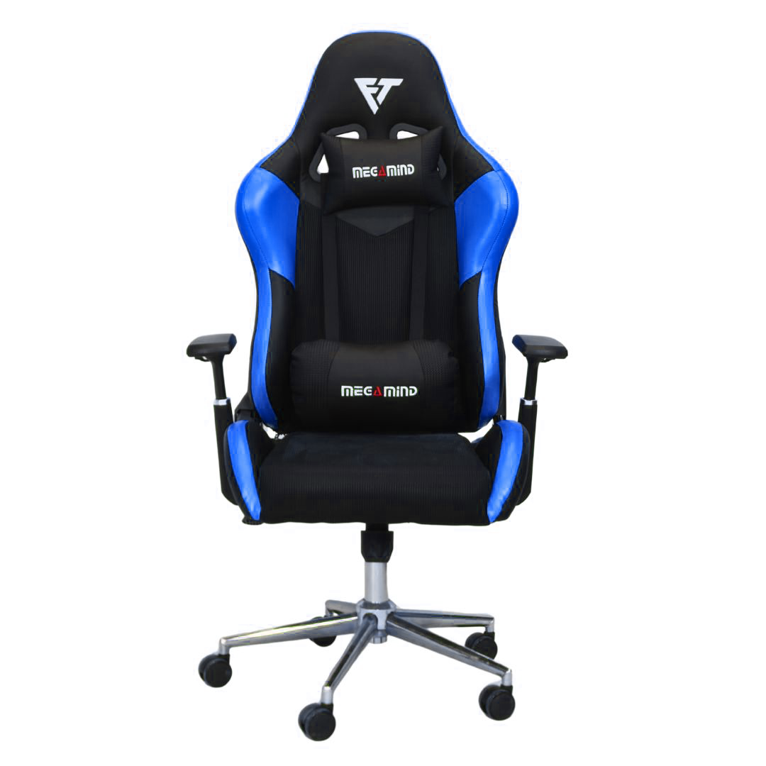 Gaming Chair Megamind with 4D Armrest (FT-G1)Glossy Blue - Furnitex Limited