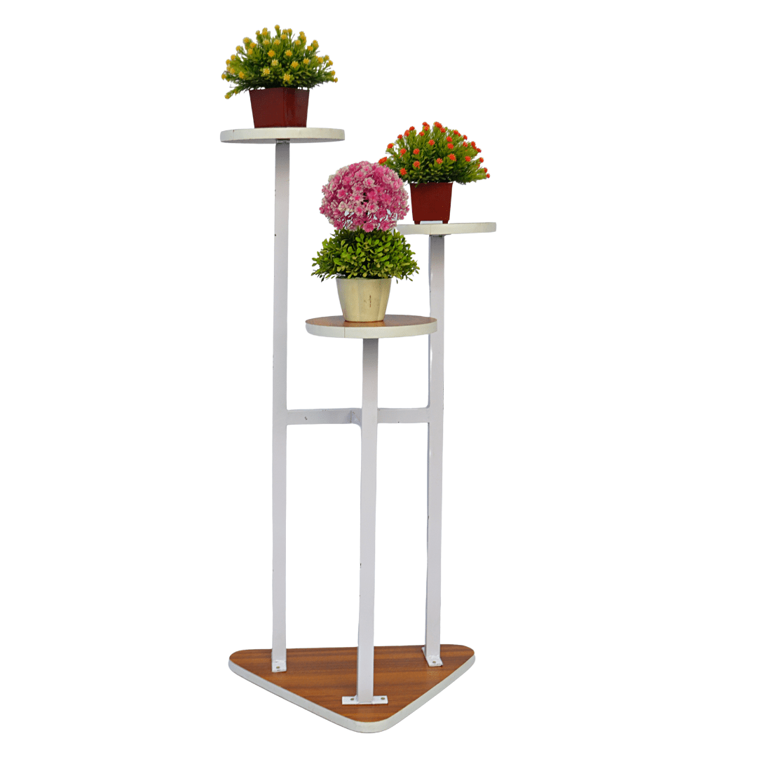 3 Layers Metal Craft Plant Shelves Flower Pot Holder Garden Rack Display Stand Succulent Plants Home Balcony Modern Decoration(FT-FP01) Furnitex Limited