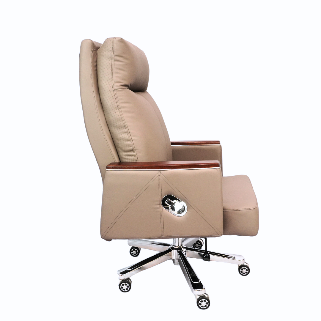 Comfortable Luxury Boss Chair  (FT-H808) Cream