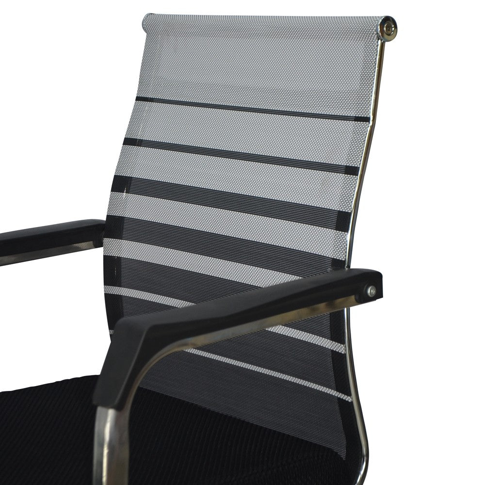 Office Visiting Chair (FT-V1113) Black & White