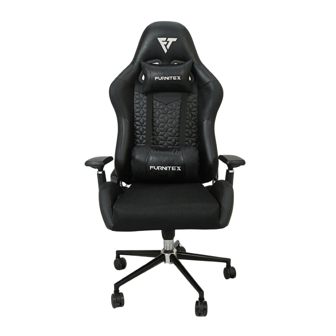 FURNITEX - Gaming Chair with 4D Armrest (FT-G5) Black - Furnitex Limited