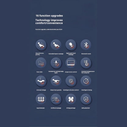 Wavex. - Luxury Massage Chair (C124) Black - Furnitex Limited