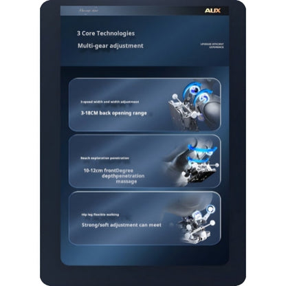 Wavex. - Luxury Massage Chair (C82) Gray - Furnitex Limited