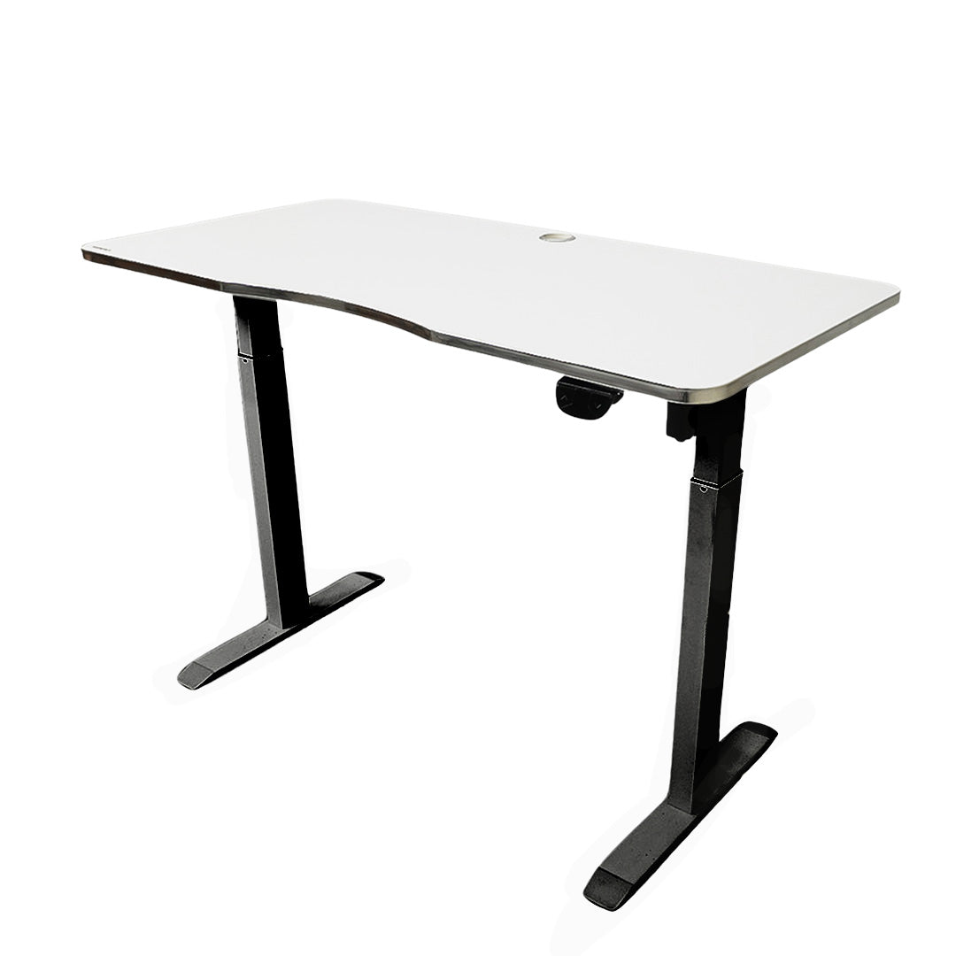 Electric Height-Adjustable Elevating Desk (FT-Y101) Black - Furnitex Limited