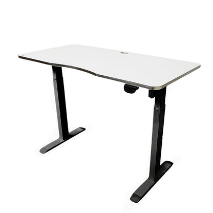 Electric Height-Adjustable Elevating Desk (FT-Y101) Black - Furnitex Limited