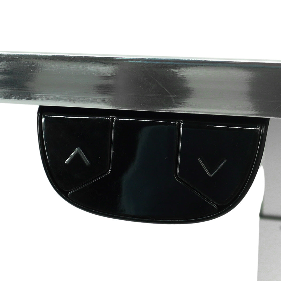 Electric Height-Adjustable Elevating Desk (FT-Y103) White (Large) - Furnitex Limited