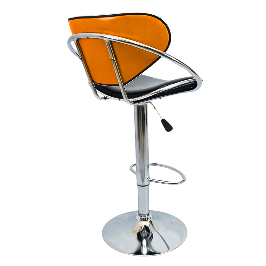 Bar Stool (FT-BL1) Glossy Orange - Furnitex Limited