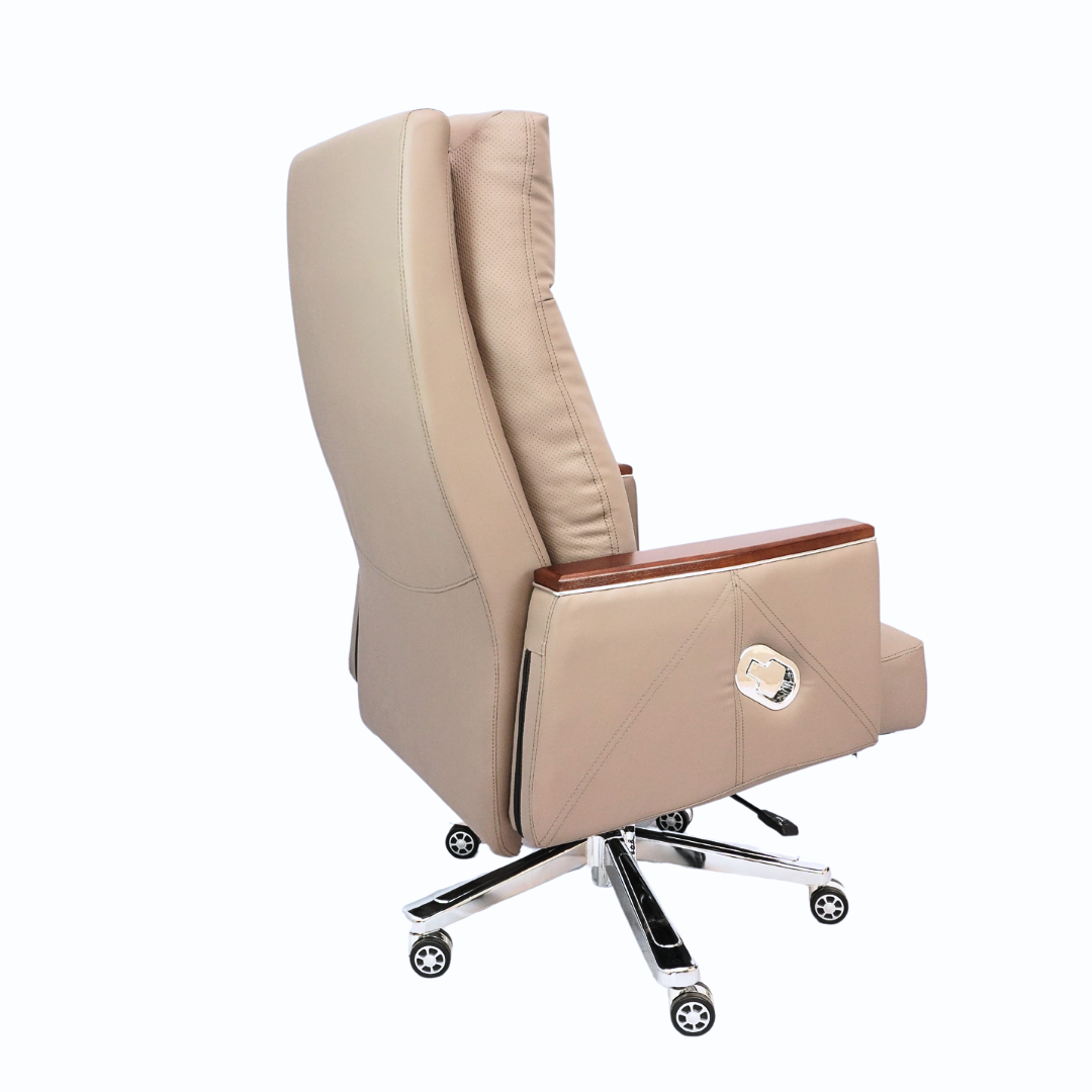 Comfortable Luxury Boss Chair  (FT-H808) Cream