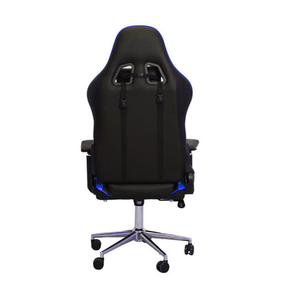 FURNITEX - Gaming Chair with 4D Armrest and Foot Rest (FT-G2 PRO ) Glossy Blue - best office chair in bangladesh,  executive chair for office, childs table and chair set, Gaming Chair, Digital Safety Locker, Bar Stool, leather boss chair, Restaurant Chair, Large Antique Wall Mirror -Furnitex Limited