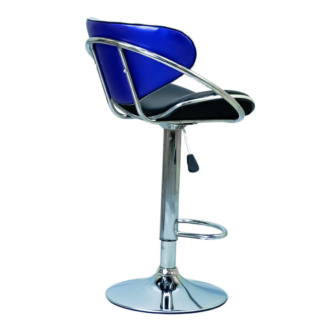 Bar Stool (FT-BL1) Glossy Blue - Furnitex Limited