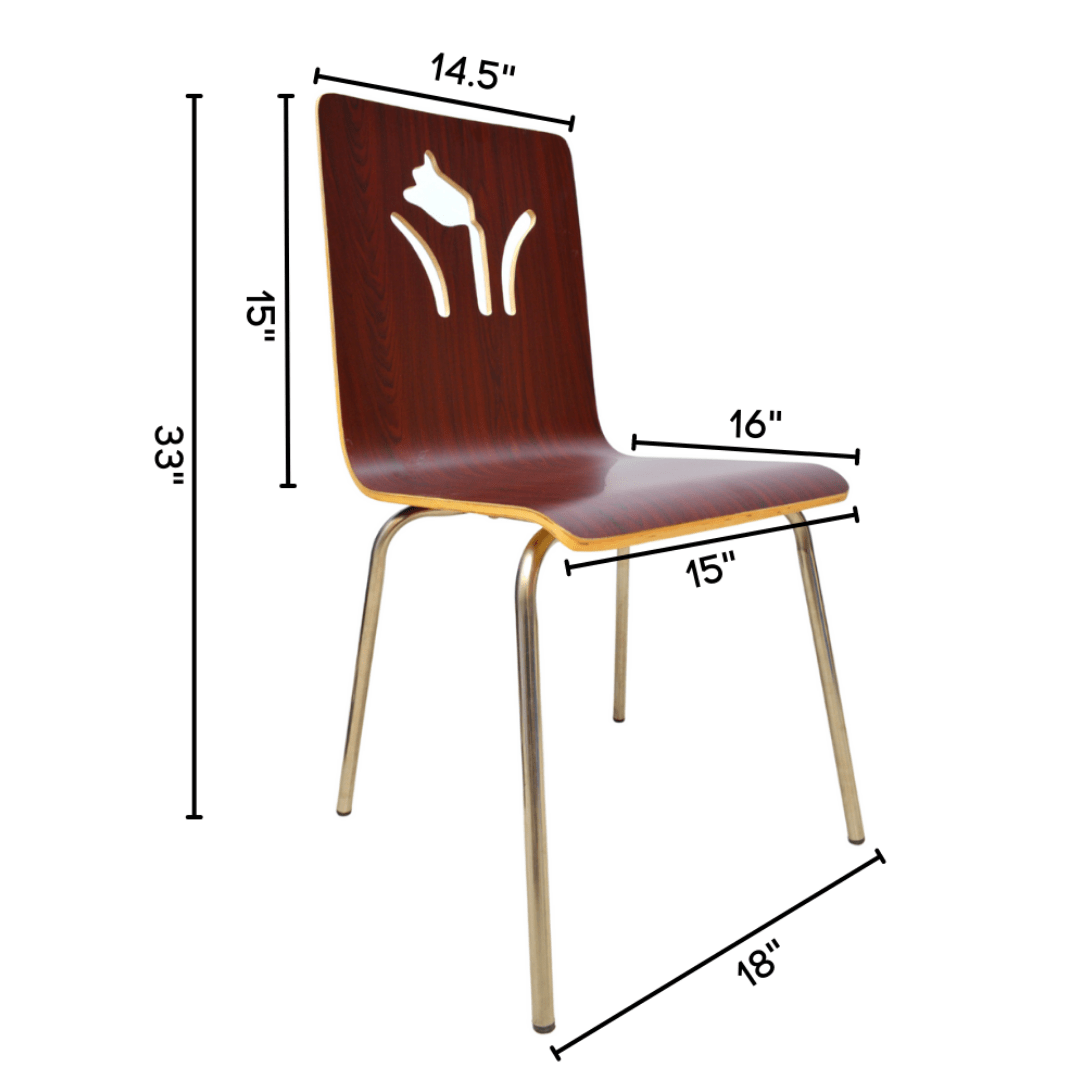 Restaurant Chair (FT-H18) Maroon