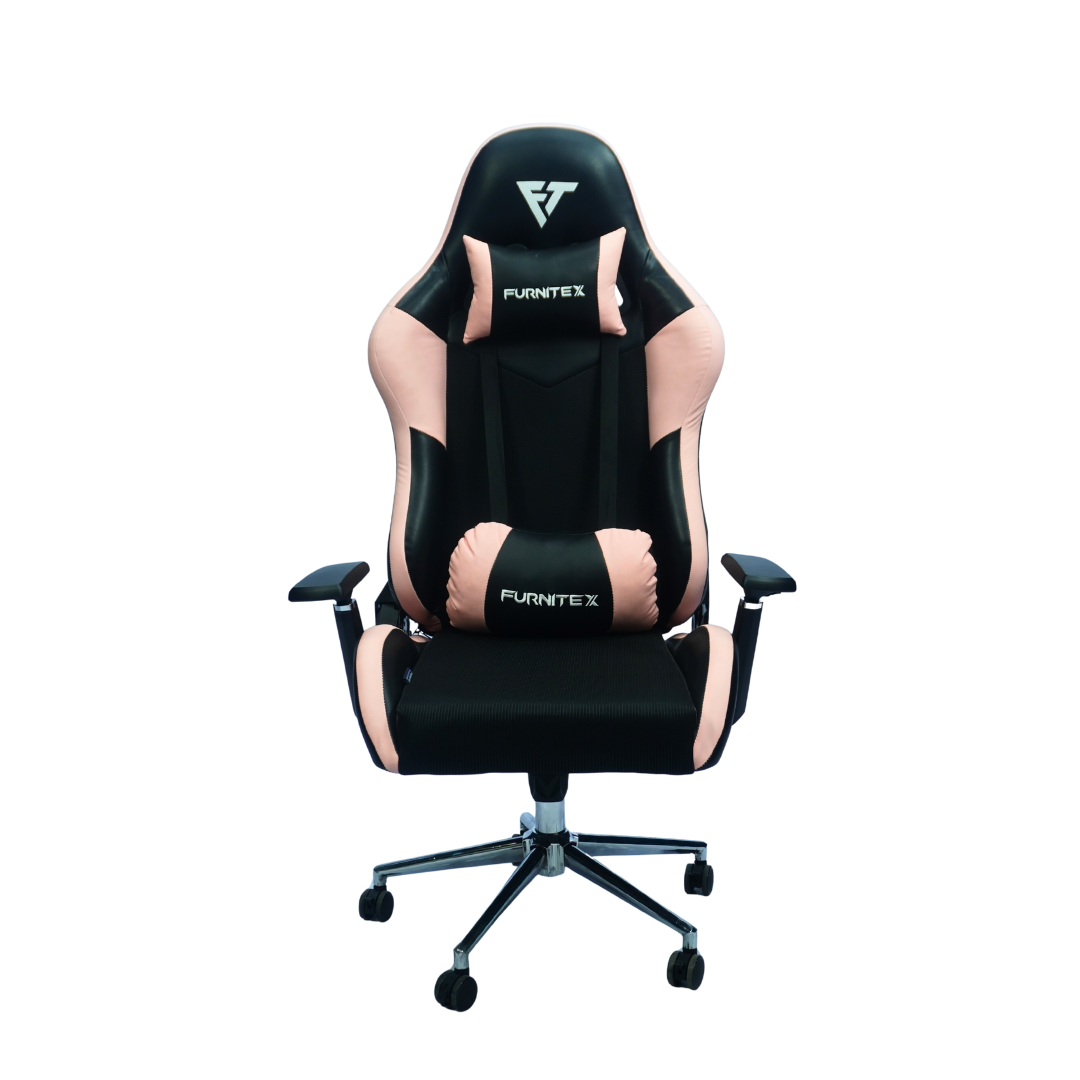 FURNITEX - Gaming Chair with 4D Armrest (FT-G1) Baby Pink - Furnitex Limited