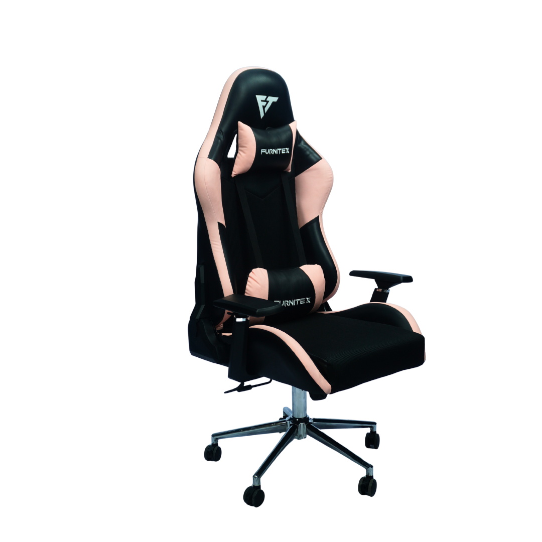 FURNITEX - Gaming Chair with 4D Armrest (FT-G1) Baby Pink - Furnitex Limited
