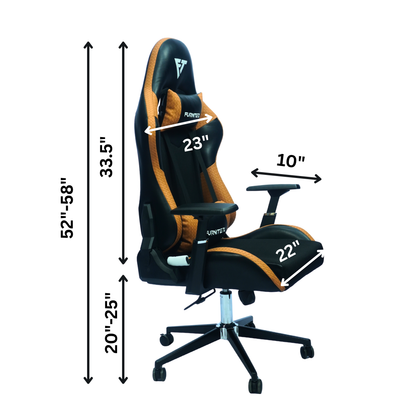 FURNITEX - Gaming Chair with 4D Armrest (FT-G1) Brown