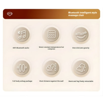 Wavex. - Luxury Massage Chair (C74) Golden - Furnitex Limited