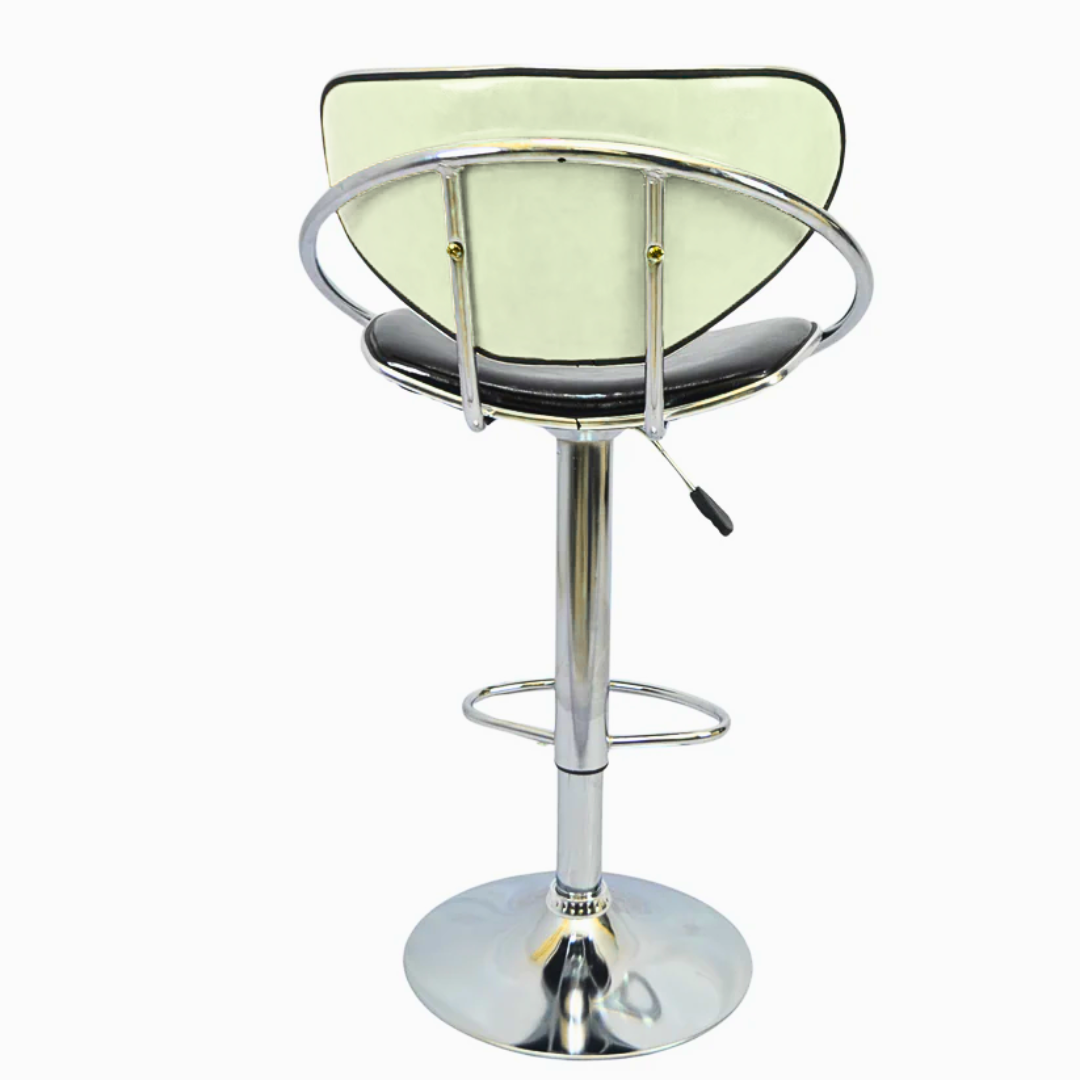 Bar Stool (FT-BL1) Glossy Off White - Furnitex Limited