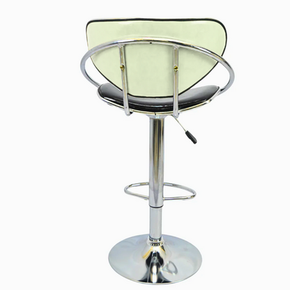 Bar Stool (FT-BL1) Glossy Off White - Furnitex Limited
