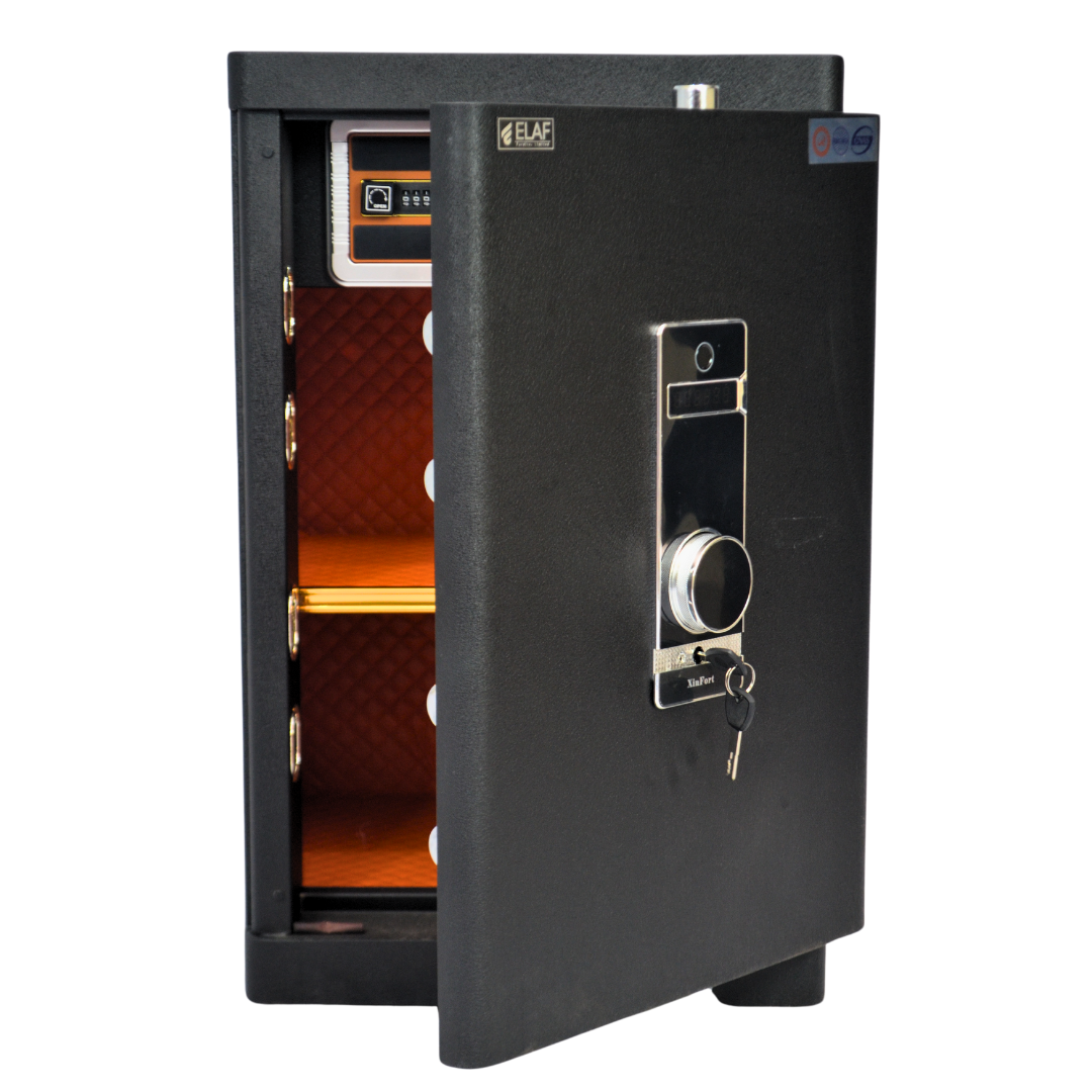 ELAF FINGERPRINT SAFETY LOCKER (FT-F700) Black