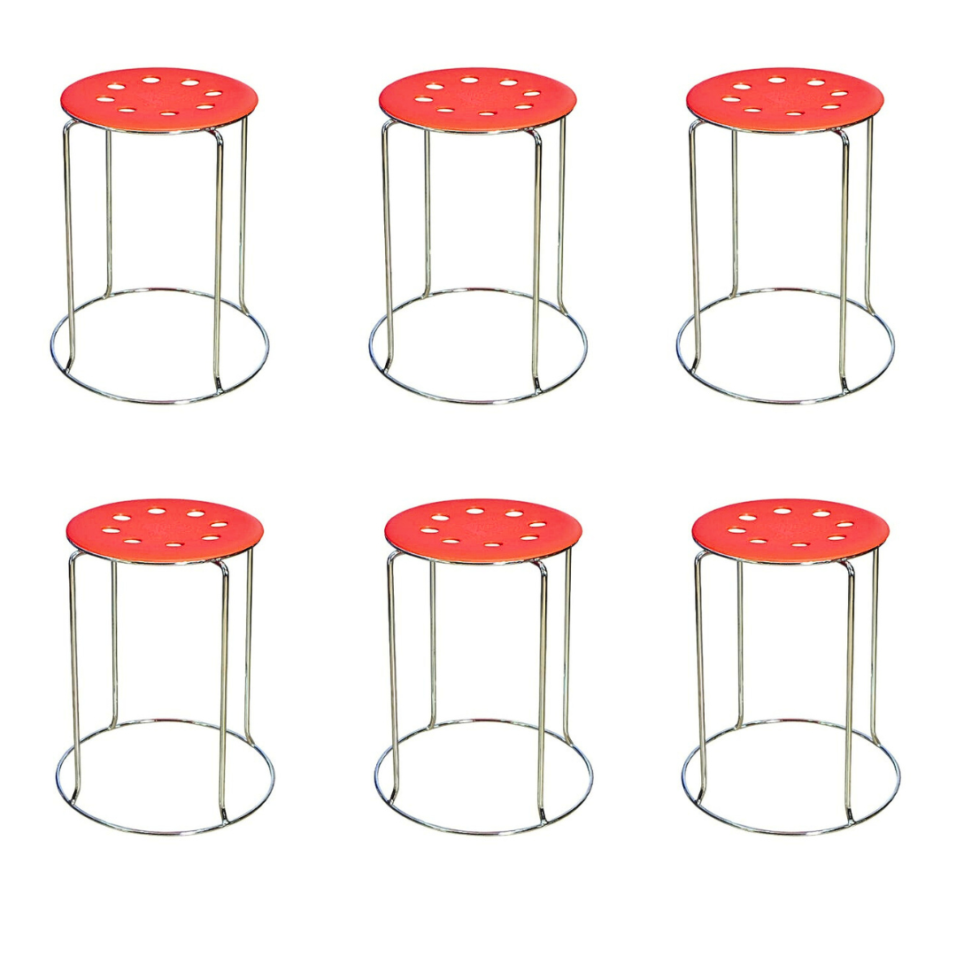 6 Combo Ring Stool (FT- S01) Orange Furnitex Limited