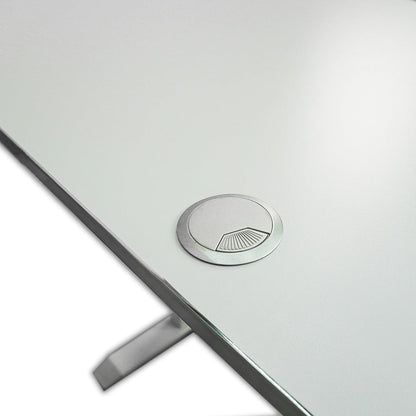 Electric Height-Adjustable Elevating Desk (FT-Y103) White (Large) - Furnitex Limited