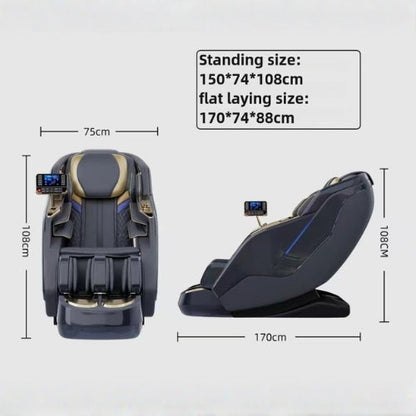 Wavex. - Luxury Massage Chair (C38) Silver - Furnitex Limited