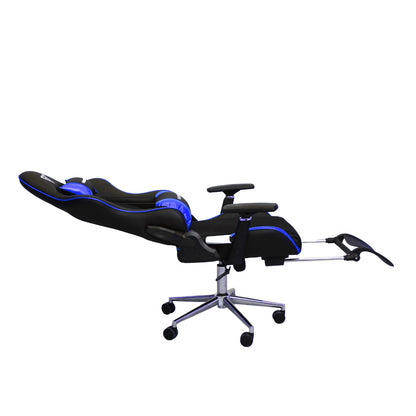 FURNITEX - Gaming Chair with 4D Armrest and Foot Rest (FT-G2 PRO ) Glossy Blue - best office chair in bangladesh,  executive chair for office, childs table and chair set, Gaming Chair, Digital Safety Locker, Bar Stool, leather boss chair, Restaurant Chair, Large Antique Wall Mirror -Furnitex Limited