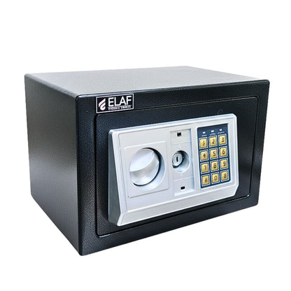 ELAF Small Safety Locker with Electronic Keypad (FT-200E) – Black - Furnitex Limited