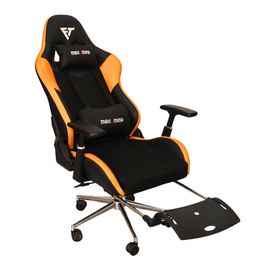 Gaming Chair Megamind with 4D Armrest (FT-G1 Pro) Orange Mate - Furnitex Limited