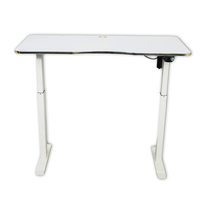 Electric Height-Adjustable Elevating Desk (FT-Y103) White (Large) - Furnitex Limited