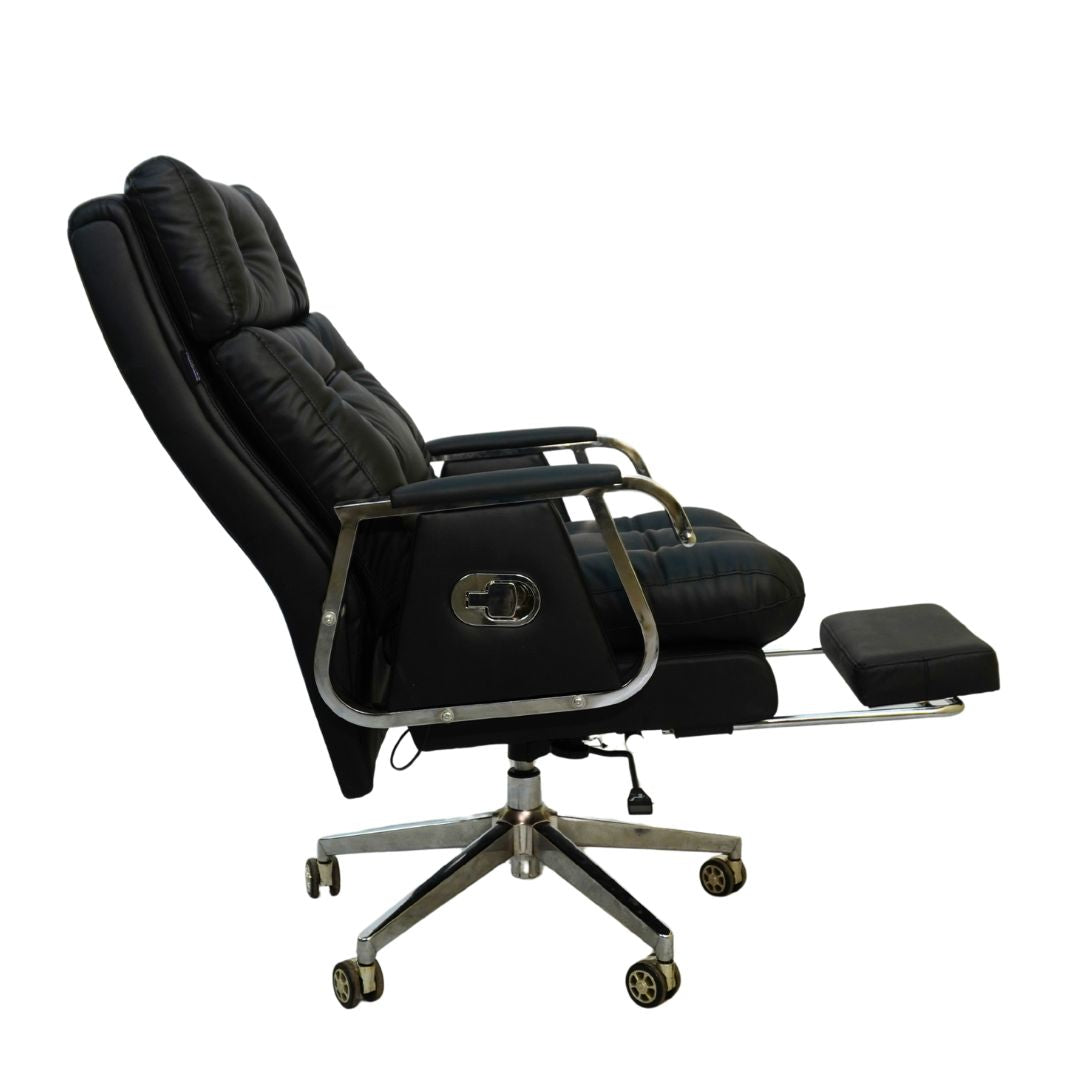 Comfortable Luxury Boss Chair (FT-HM09) Pro Black - Furnitex Limited