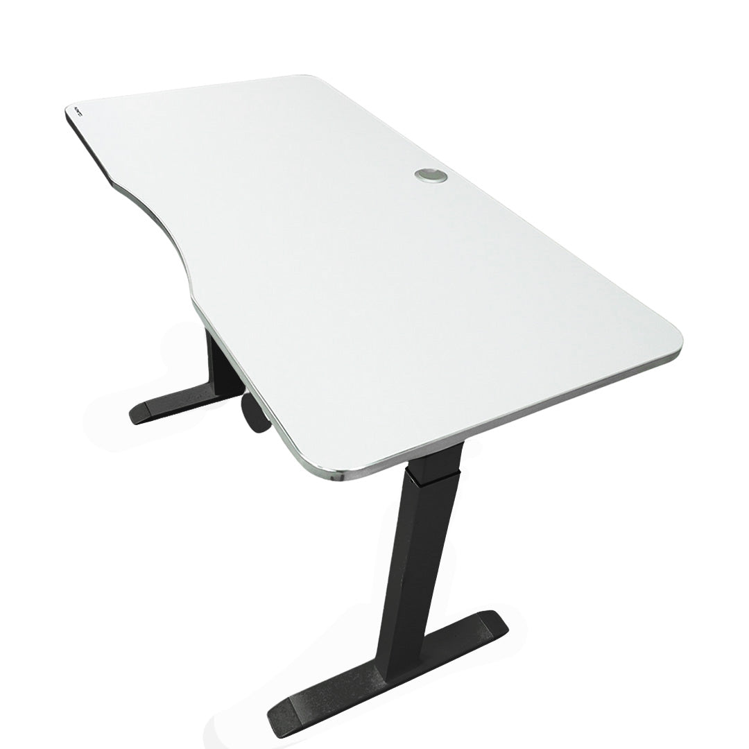Electric Height-Adjustable Elevating Desk (FT-Y101) Black - Furnitex Limited