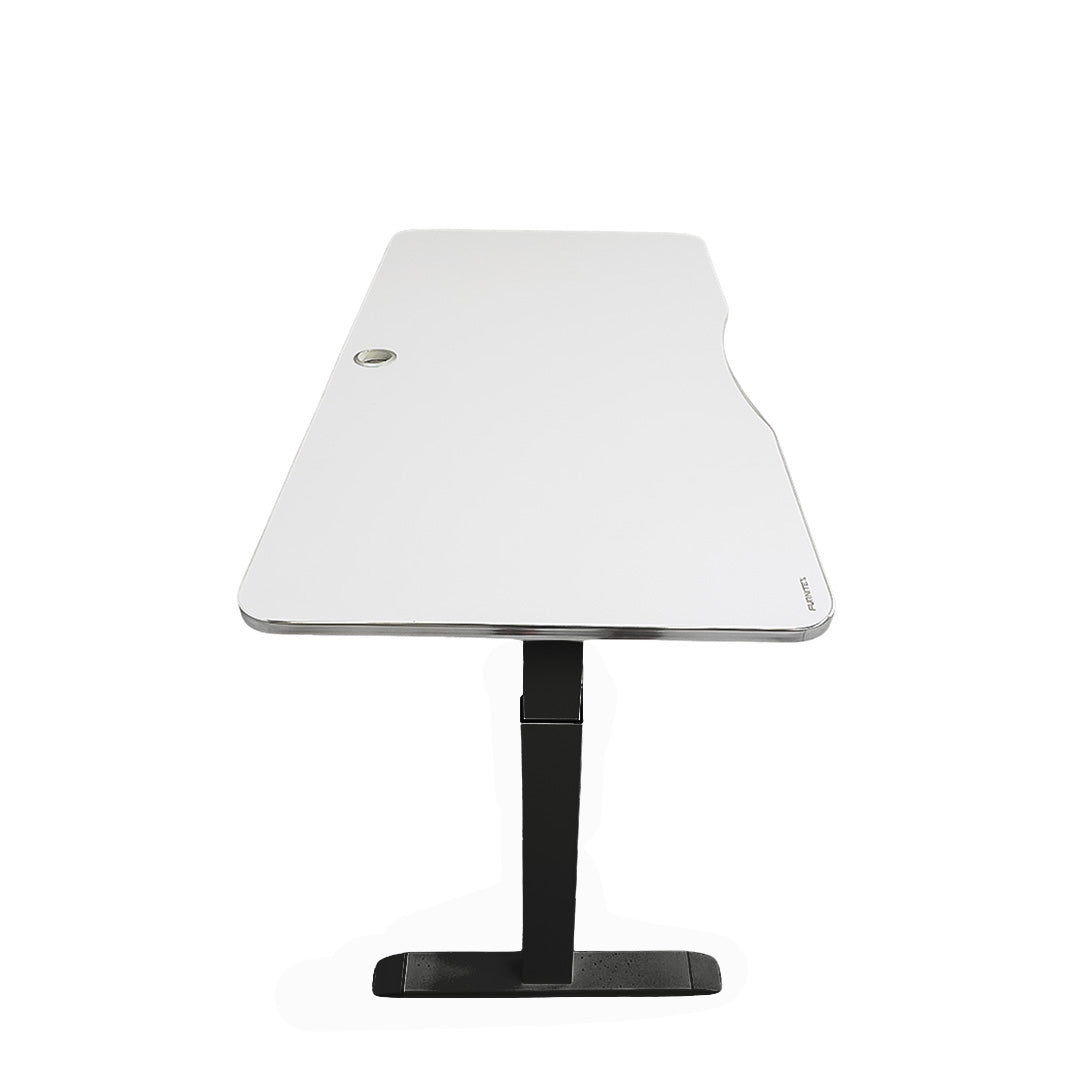 Electric Height-Adjustable Elevating Desk (FT-Y101) Black - Furnitex Limited