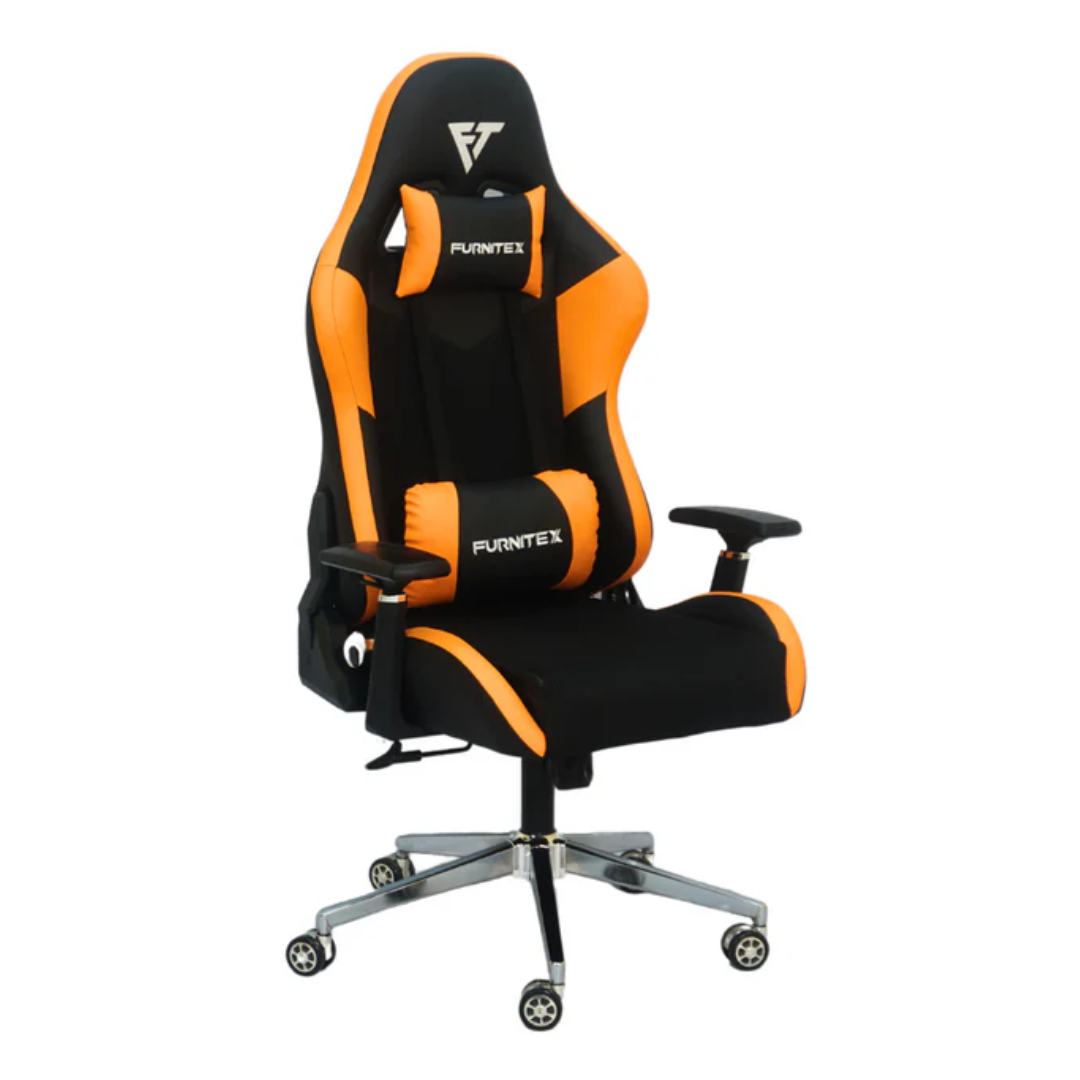 FURNITEX - Gaming Chair with 4D Armrest (FT-G1) Orange Mate - Furnitex Limited