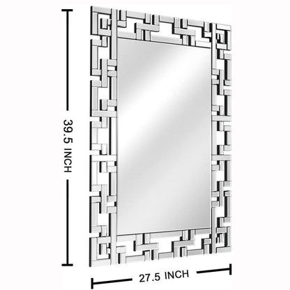 Art Decorative Wall Mirrors Large Grecian Venetian Mirror for Hotel Home Vanity Sliver Mirror 31.5" W x47" H - best office chair in bangladesh,  executive chair for office, childs table and chair set, Gaming Chair, Digital Safety Locker, Bar Stool, leather boss chair, Restaurant Chair, Large Antique Wall Mirror -Furnitex Limited